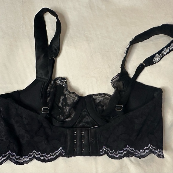 Victoria’s Secret Black Lace Bustier - 32B, Brand New (No Tag) - Picture 6 of 8